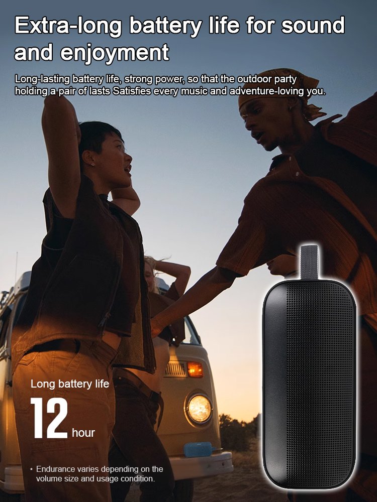 [Outstanding sound effects] Little Giant Bullet Bluetooth Portable Speaker