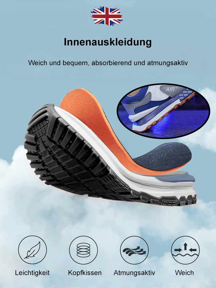 Höhenunterstützende Loafer mit Rebound-Effekt