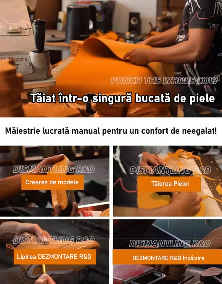 【Salopeta tip dur】 Cizme Martin cu fermoar înalt bărbat