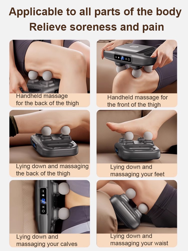 Four-Head Wireless Deep High Frequency Vibration Fascia Gun