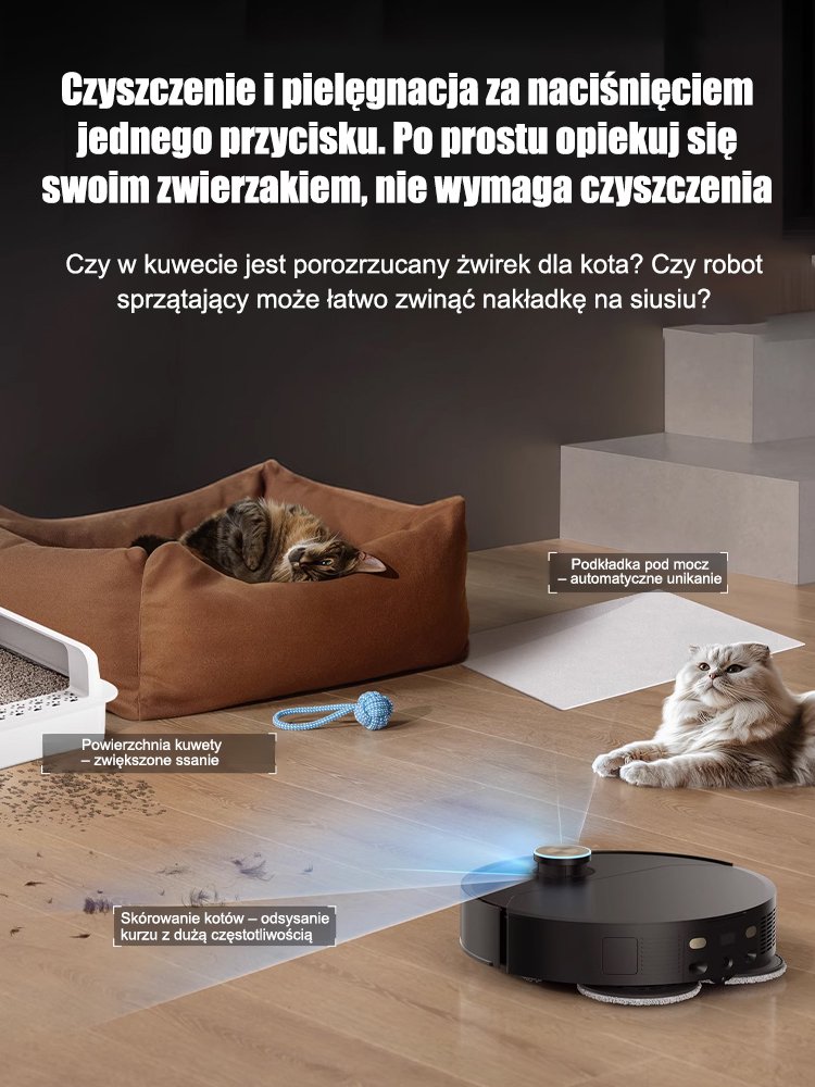 Robot zamiatający LiDAR