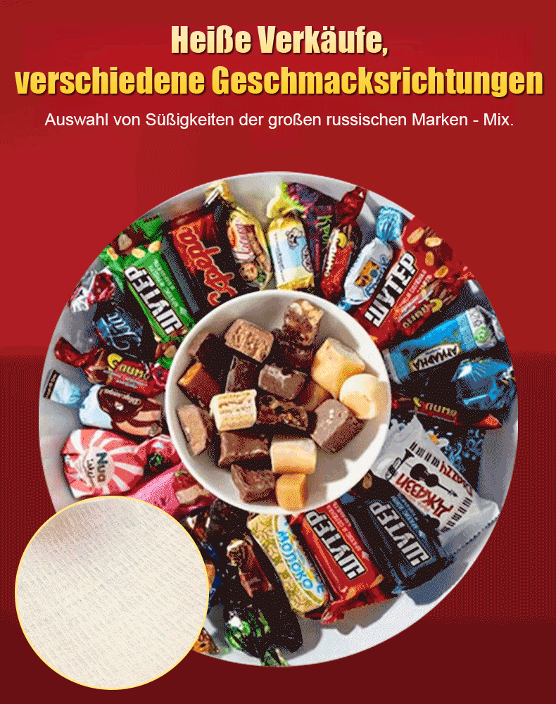 Russische Importierte Gemischte Schokoladenbonbons