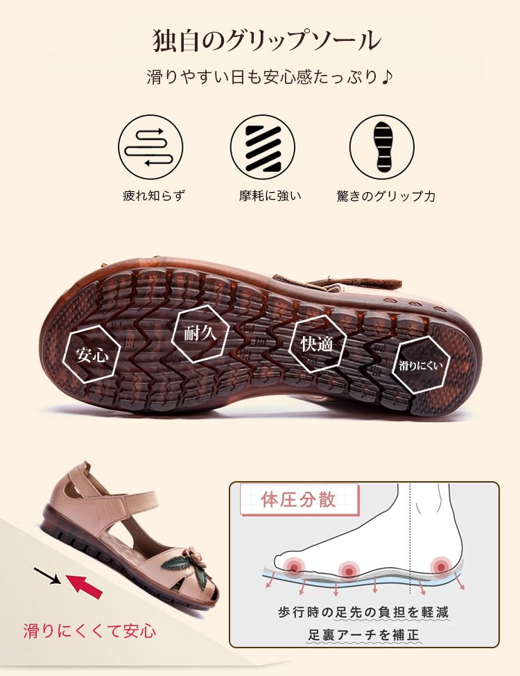 春夏コーデに合うおしゃれな本革サンダル