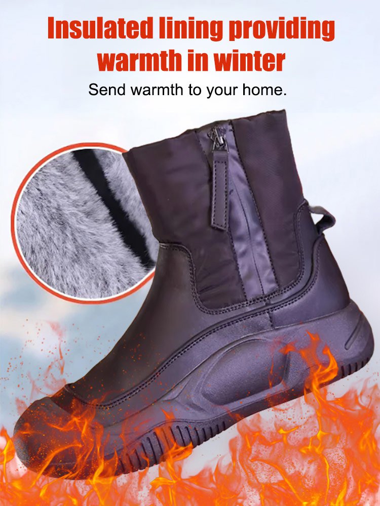 Women's handmade soft leather casual high top shoes