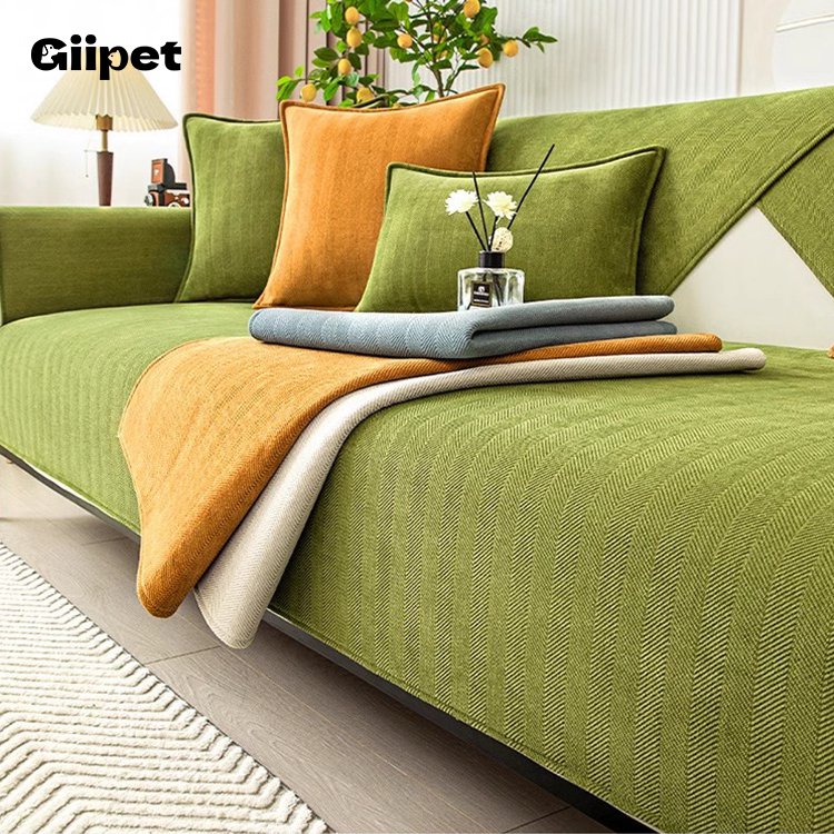 【Natural Healing】Herringbone Chenille Sofa Cushion