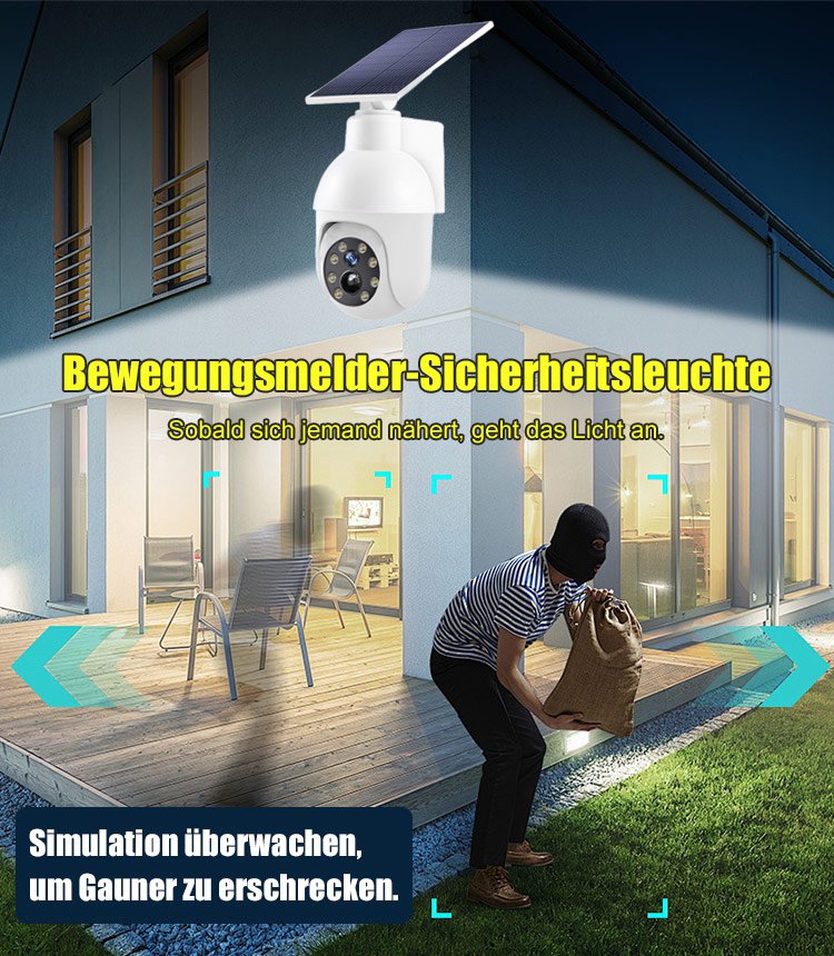 Attrappe Überwachungskamera Straßenlaterne