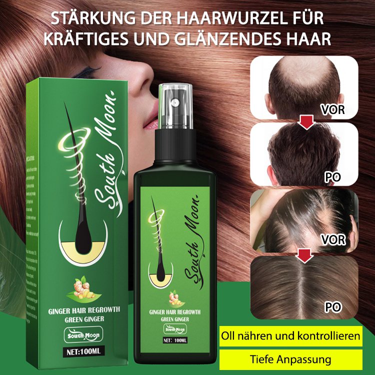 [60 Tage für dichtes Haar]Haarwachstumsspray mit Ingwer