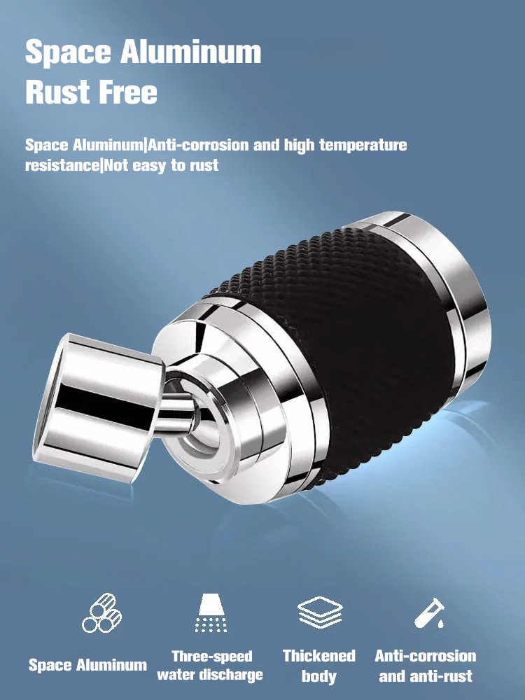 360-Degree Rotating Faucet with Filter