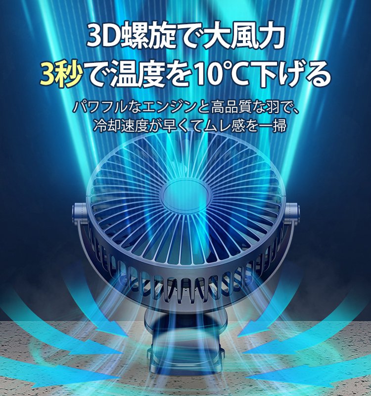 多機能ミニ扇風機