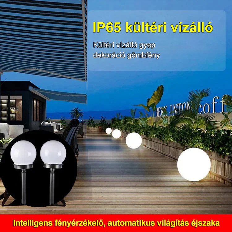 LED kültéri napelemes fény
