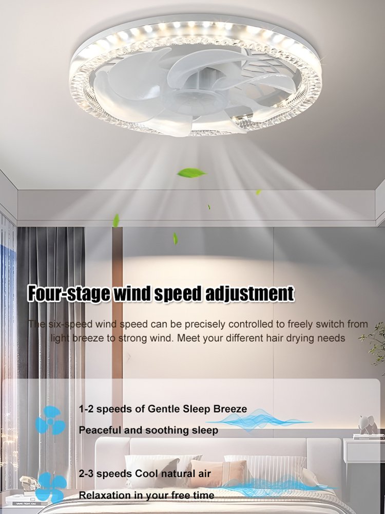 Living room ceiling fan light home bedroom fan light