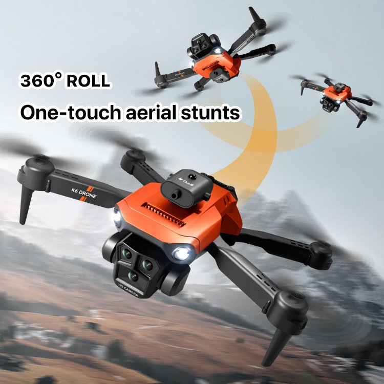 New product K6 Max triple camera obstacle avoidance drone