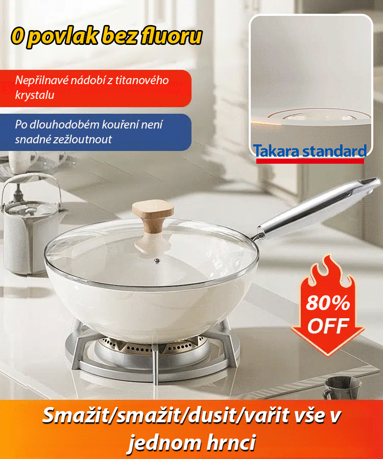 Keramická glazura s nepřilnavým povrchem