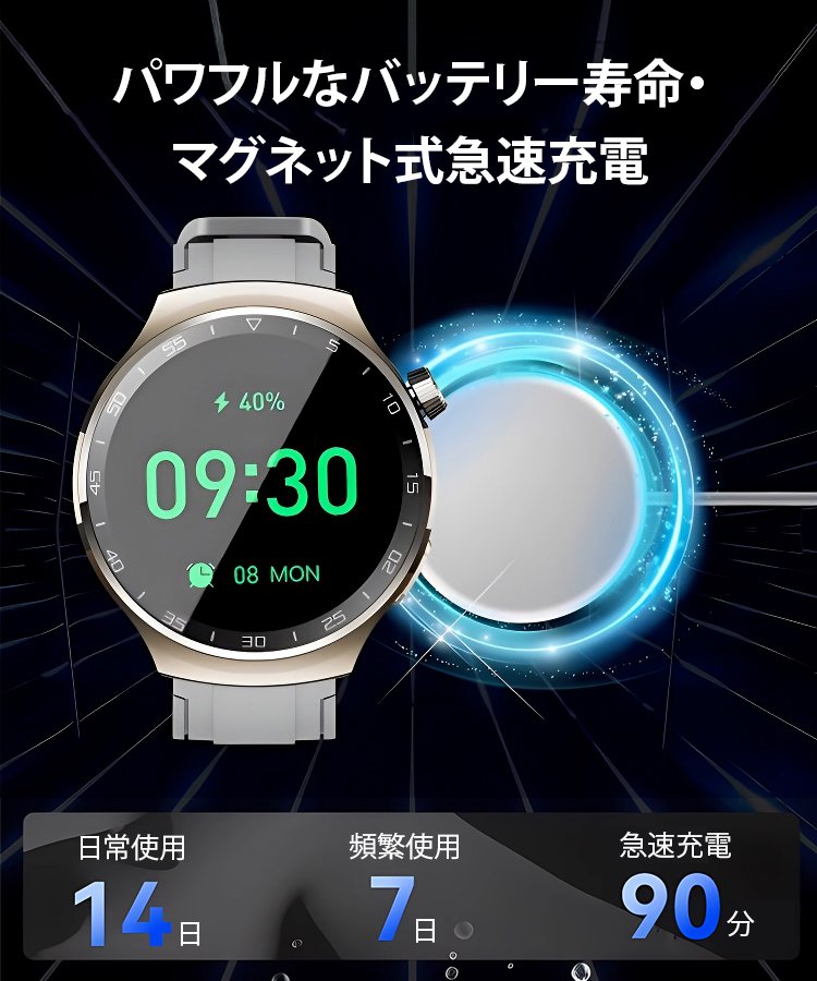 x16pro 健康管理スマートウォッチ