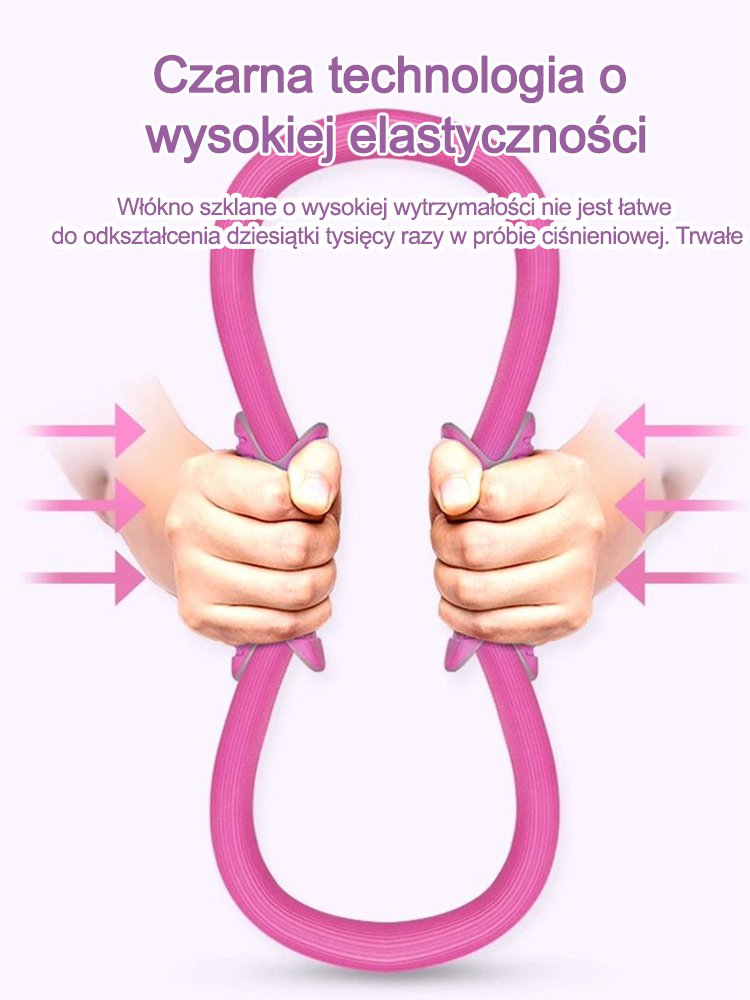 Wielofunkcyjny krąg do jogi i pilatesu na wzmocnienie nóg