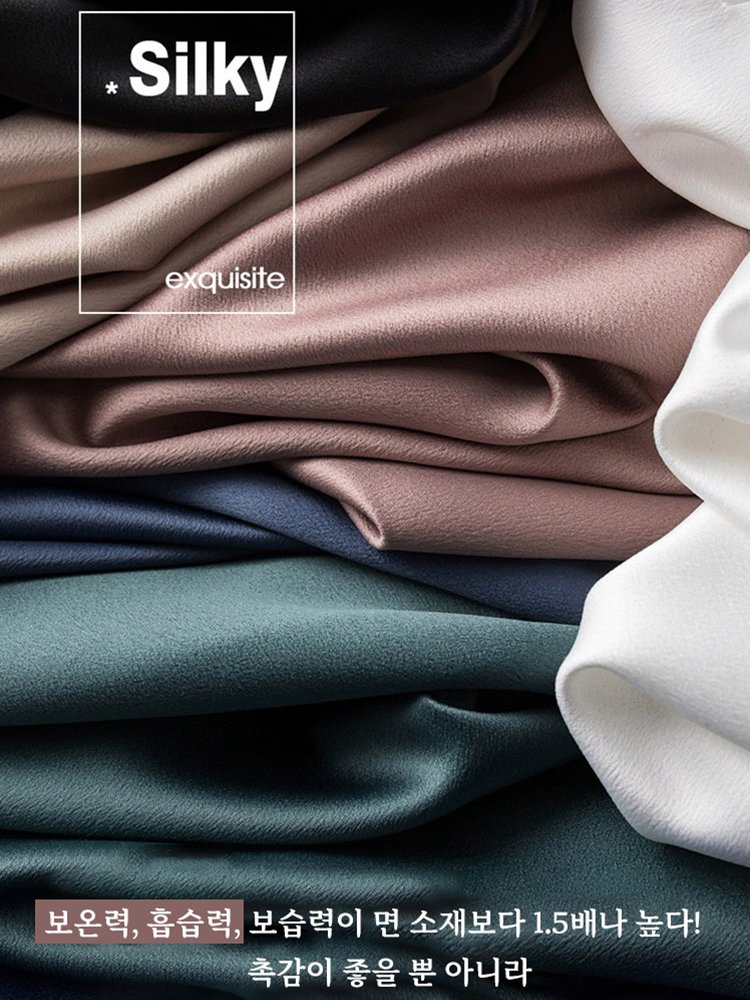 여성 실크 블라우스 