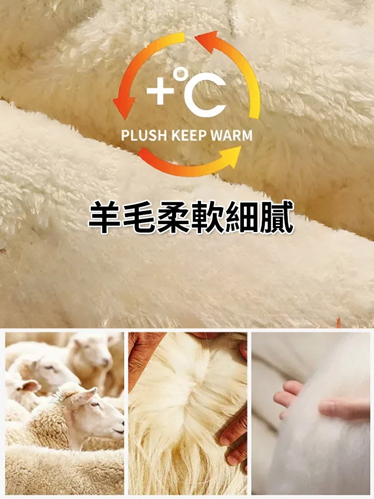 時尚加絨真皮羽絨外套