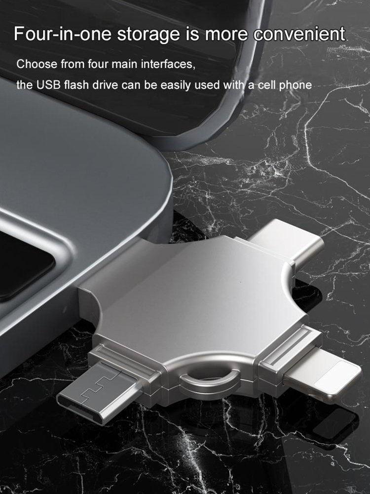 4-in-1 Cell Phone USB Flash Drive - 1TB