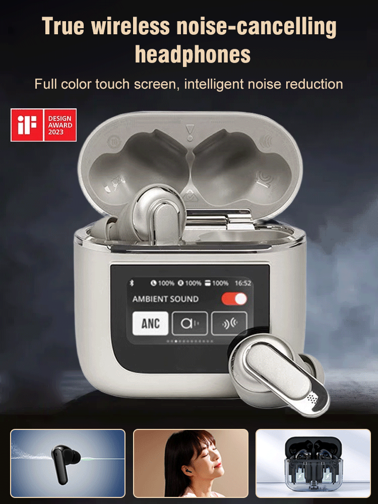 Full intelligent color screen  Bluetooth headset
