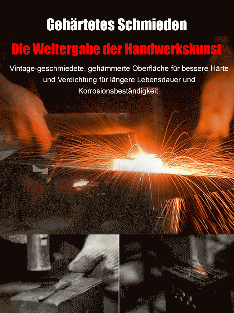 Antikes geschmiedetes Ausbeinmesser