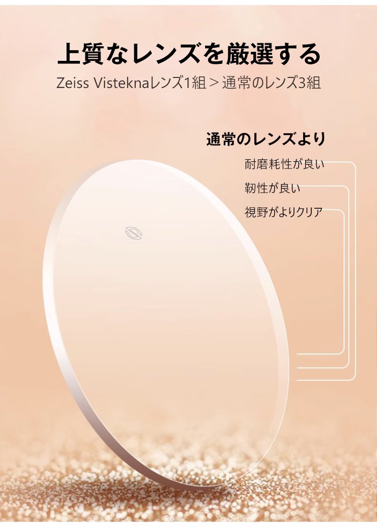 軽量素材を使用した累進多焦点老眼鏡