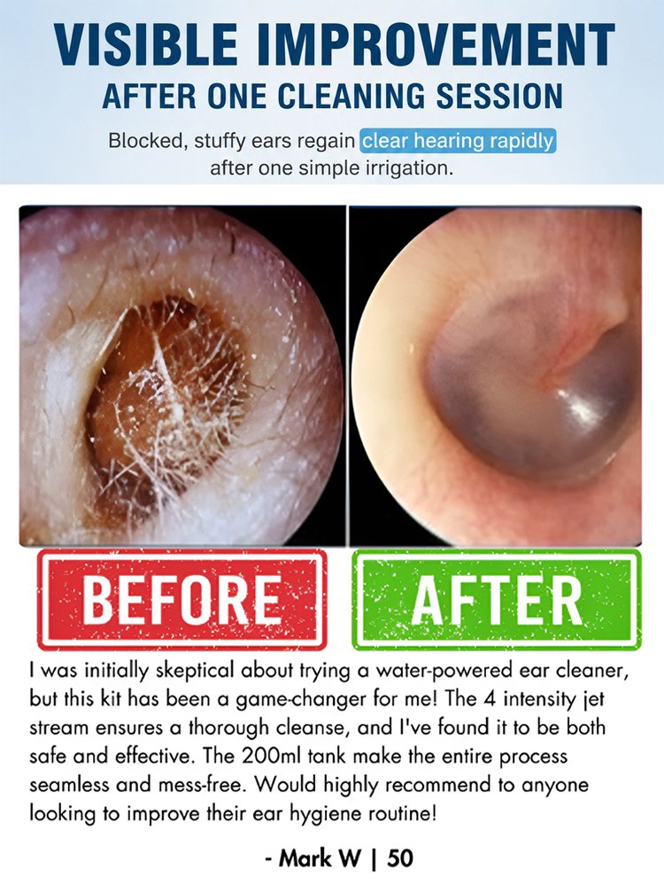 Portable home ear washer