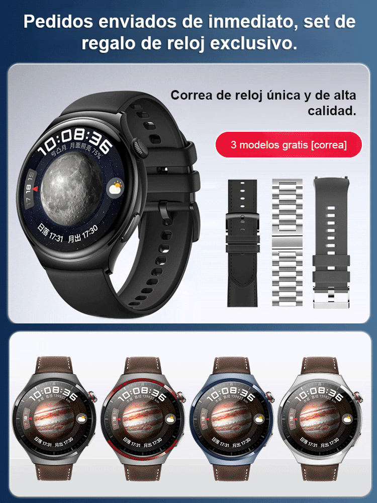 Watch4pro Smartwatch Set [Con Correa de Regalo]