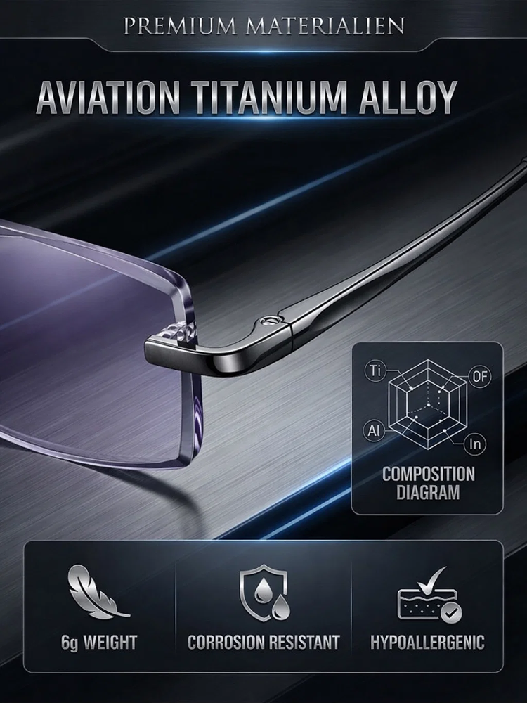 [Auto-Focus from -7D to +7D] Smart Zoom Comfort Reading Glasses