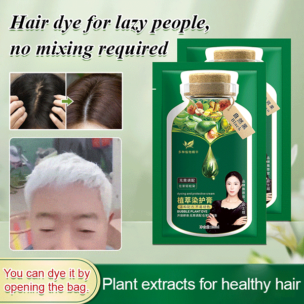 Plant pure bubble hair dye
