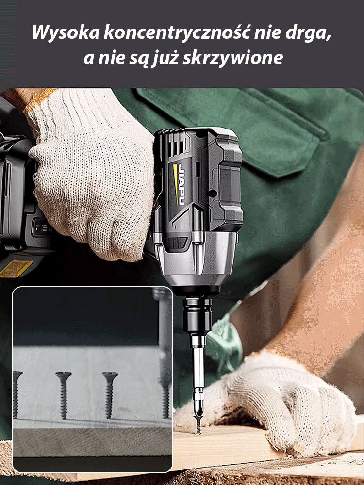 Duży moment obrotowy akumulatorowy klucz udarowy