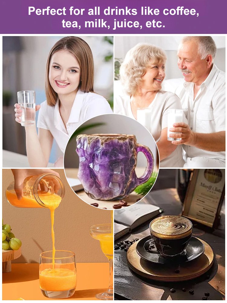 [Christmas Early Purchase] Mineral Health Crystal Coffee Cup