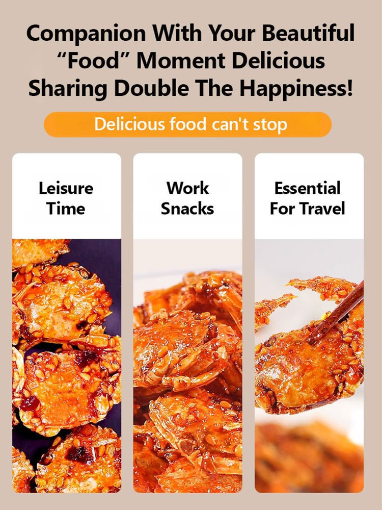 【0 Fat High Protein】Crispy Sweet Spicy Sea Crab
