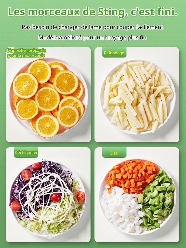 Coupe-légumes multifonctionnel domestique