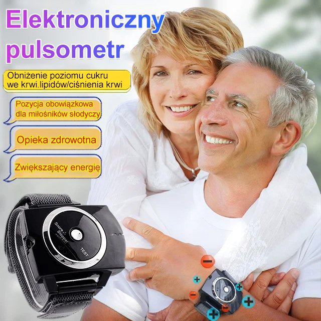 Zegarek z elektronicznym impulsem obniżającym poziom cukru we krwi