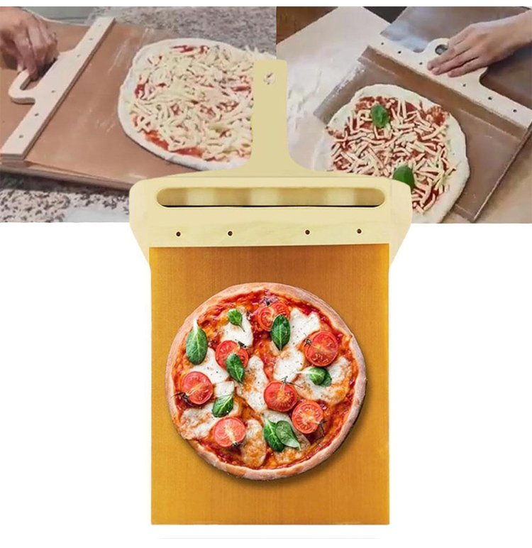 슬라이드 피자 주걱의 인체공학적 손잡이