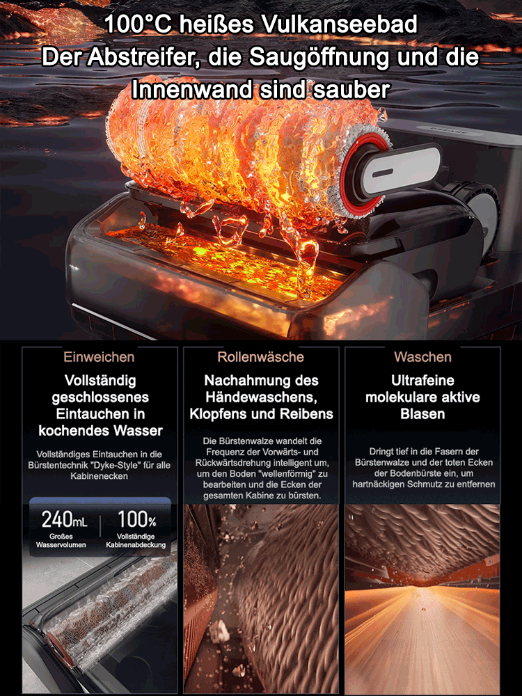 Vollautomatische intelligente 3-in-1-Bodenreinigungsmaschine mit Desinfektionsfunktion