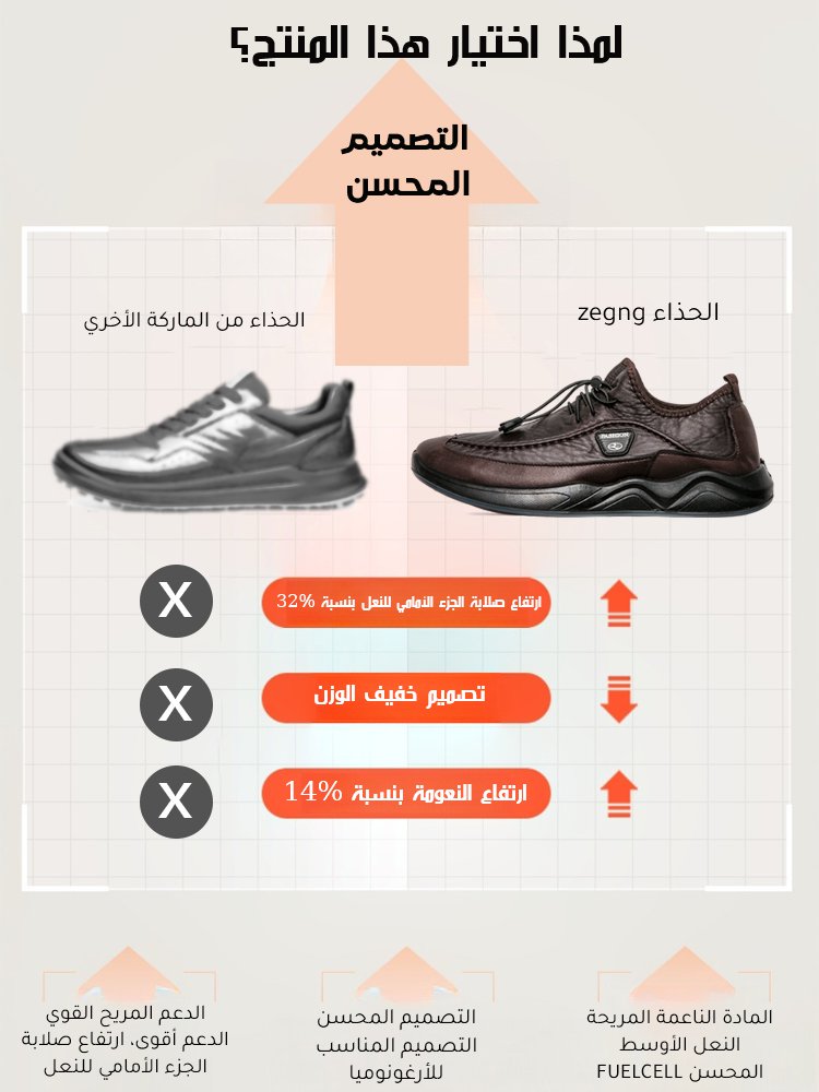 حذاء جلدي راقي ذو نعل مقاوم للانزلاق بمقاس كبير للرجال 