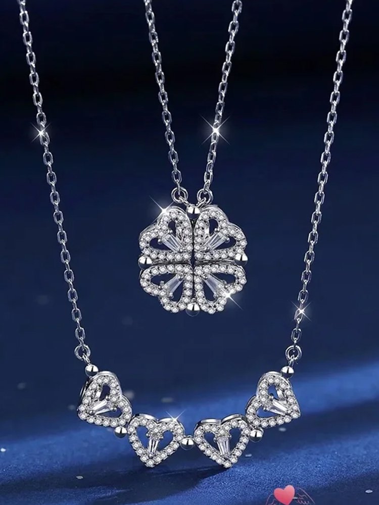 四つ葉のクローバーネックレス