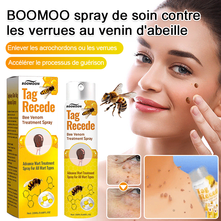 BOOMOON Spray de soin pour verrues au venin d'abeille