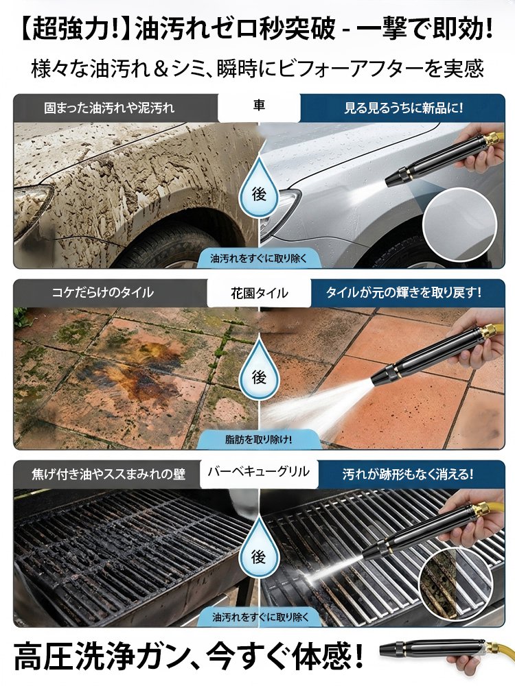 【高出力】高圧洗浄ガン