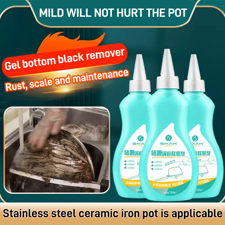 Gel Pot Bottom Black Remover