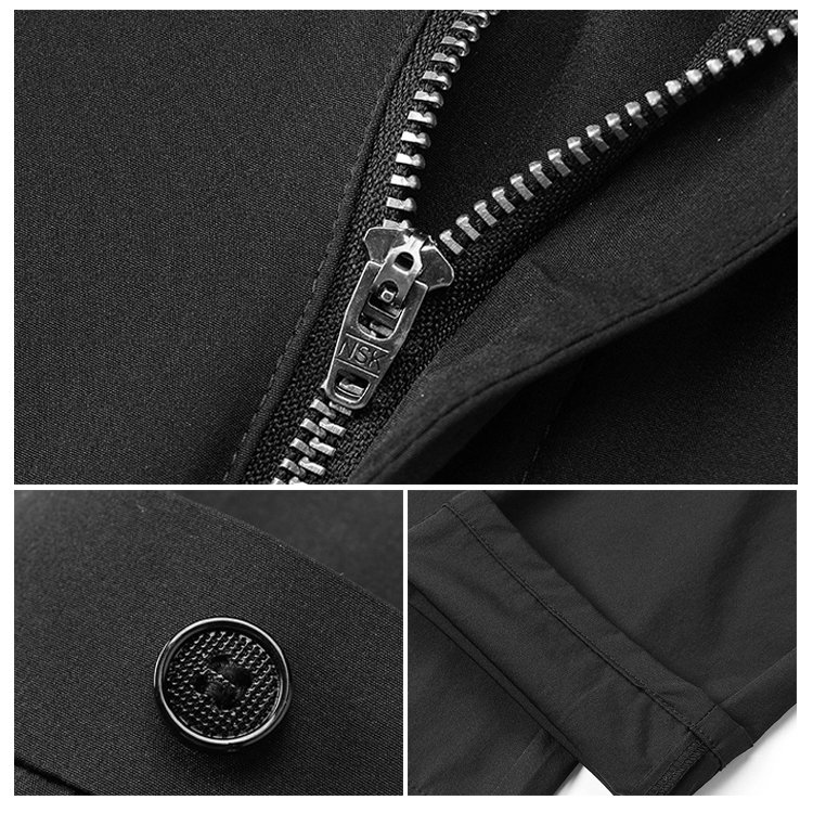 夏用アイスシルクカジュアルパンツ メンズ 薄手速乾通気ストレートビジネスカジュアルパンツ