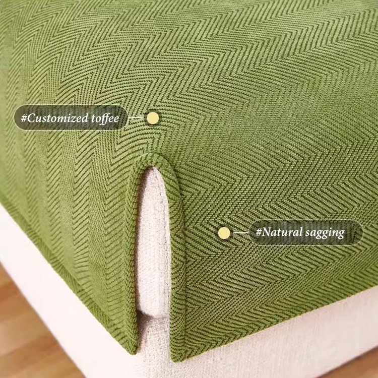 【Natural Healing】Herringbone Chenille Sofa Cushion