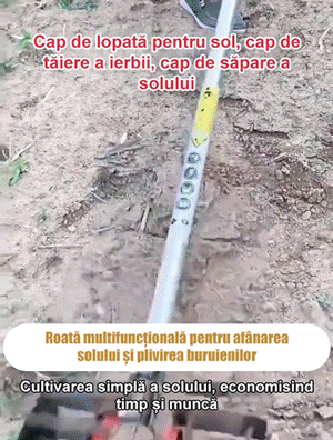 Roată multifuncțională pentru afânarea și erbicidarea solului