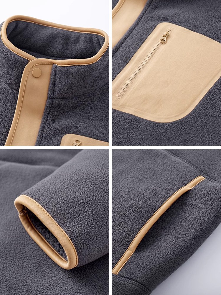 リバーシブルフリースグースダウンジャケット