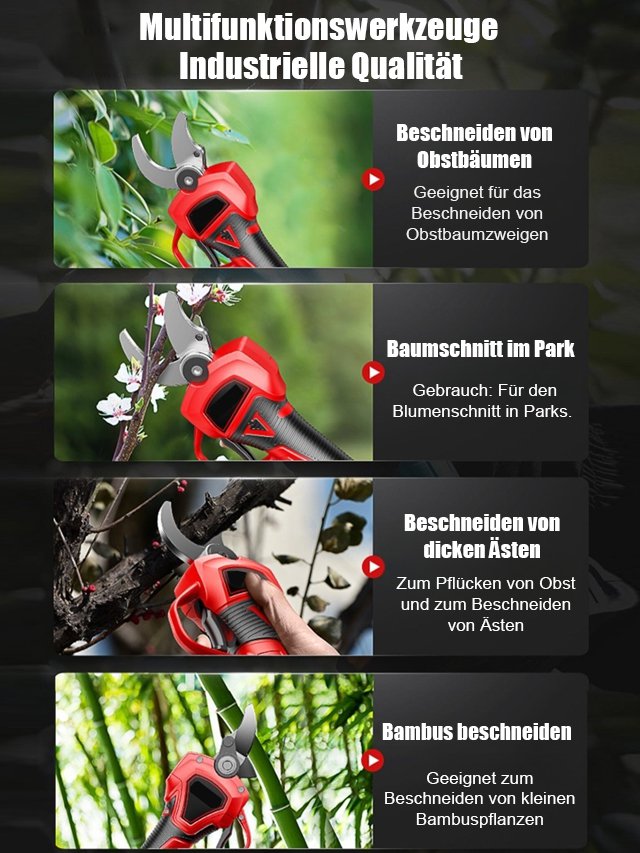 Elektrische Obstbaumschere