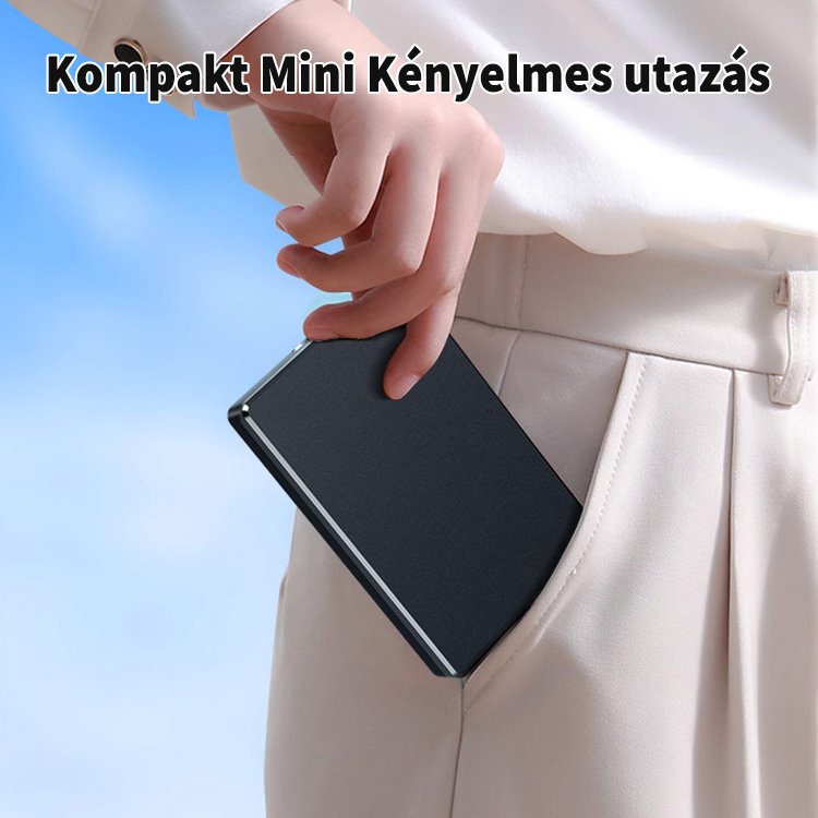 hordozható, gyorsan mozgatható merevlemez