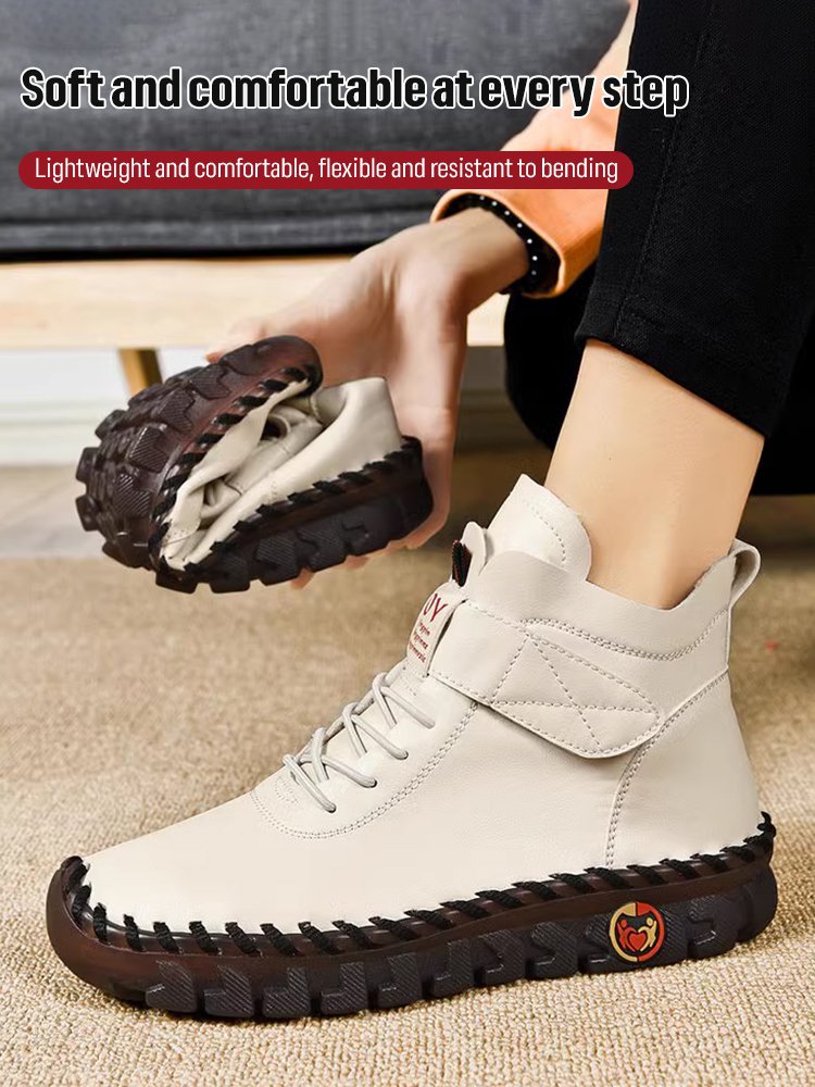 Plus size trendy women's ankle boots for autumn and winter