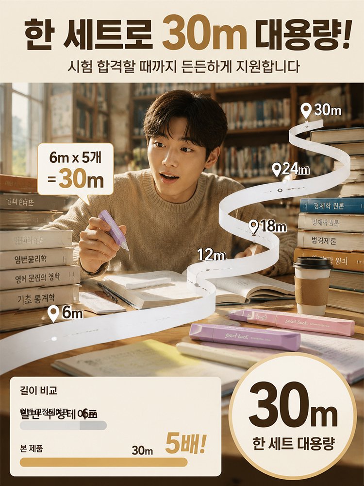 영롱한 파스텔 그라데이션 수정테이프