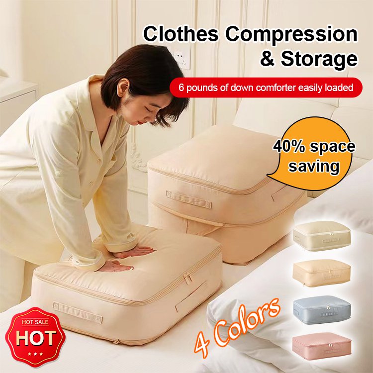 A book style efficient clothing compression and storage tool